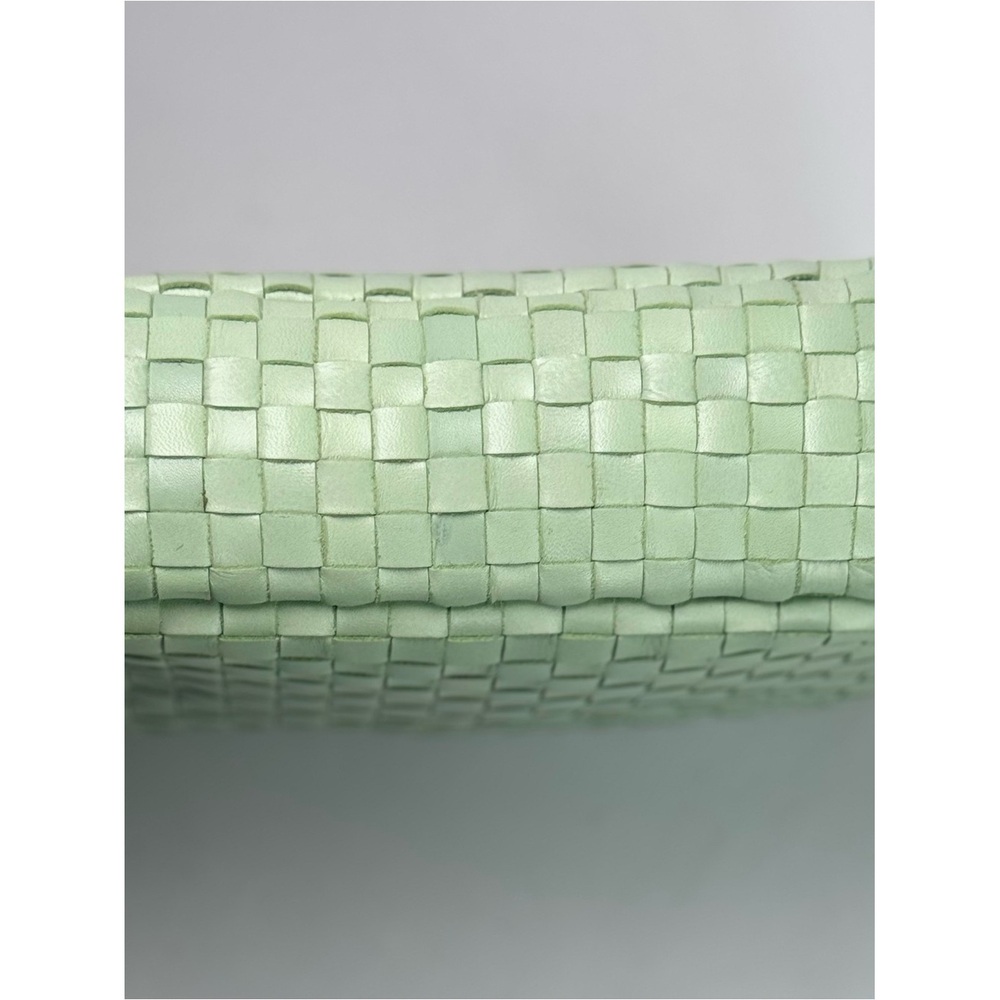 ⛱️🔥Clare V. - Mint Green Woven Leather Midi Sac Crossbody - OS - Picture 6 of 9